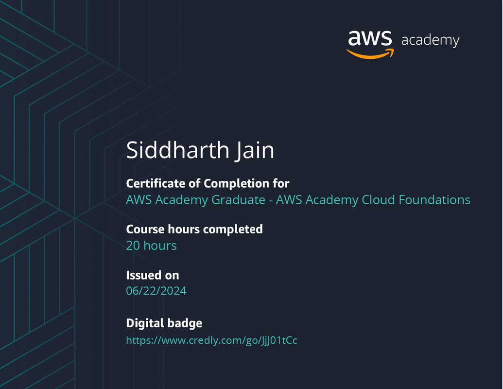 AWS Academy Graduate - AWS Academy Cloud Foundations